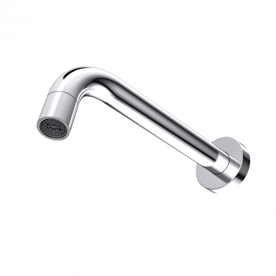 Euro Round Chrome Bathtub/Basin Wall Spout